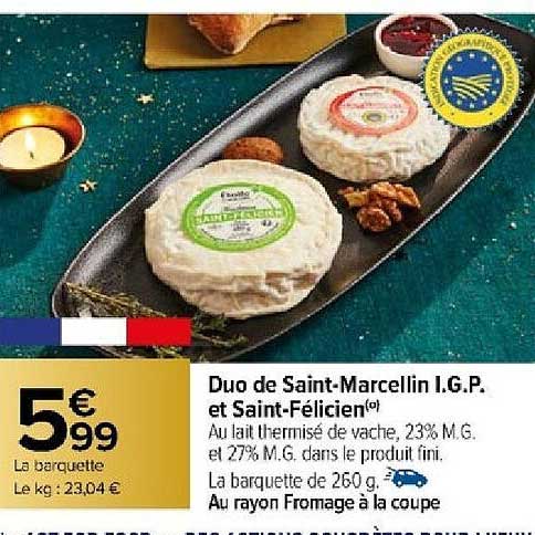 duo de saint-marcellin i.g.p. et saint-félicien
