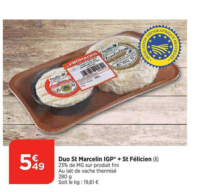 duo st marcelin igp + st félicien