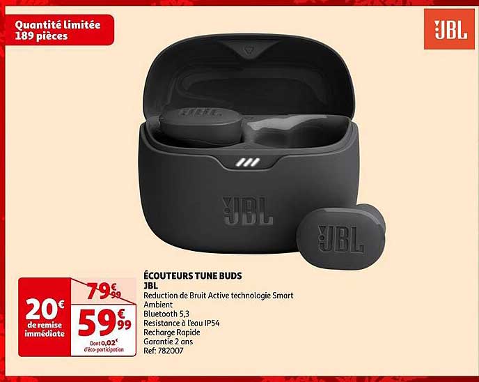 écouteurs Tune Buds Jbl