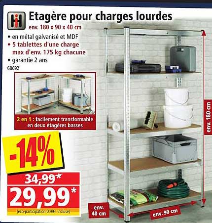 étagère pour charges lourdes hi