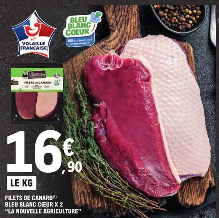 filets de canard bleu blanc cœur x2 "la nouvelle agriculture"