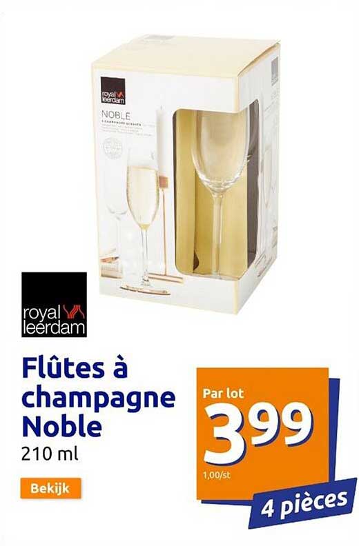 flûtes à champagne noble royal leerdam