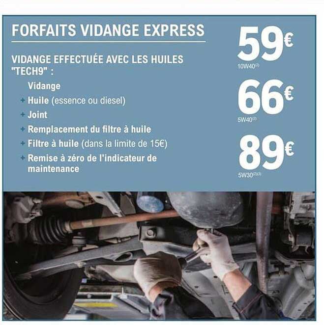 forfaits vidange express
