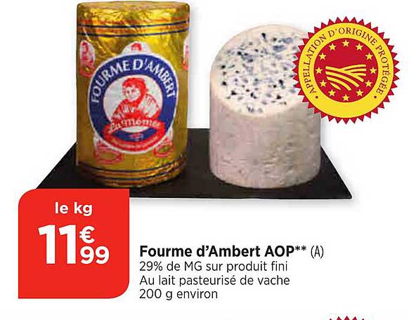 fourme d'ambert aop