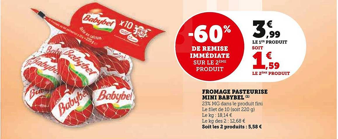 Fromage Pasteurisé Mini Babybel