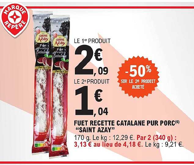 fuet recette catalane pur porc "saint azay"