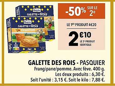 galette des rois - pasquier