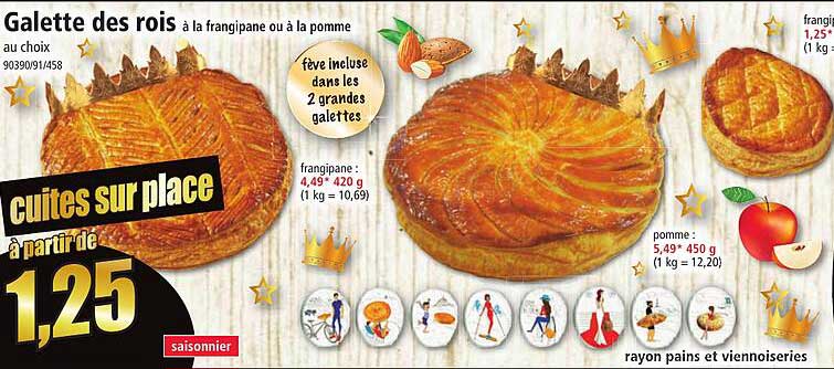 galette des rois frangipane, pomme