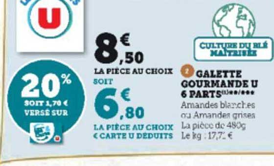 Galette Gourmande U 6 Parts