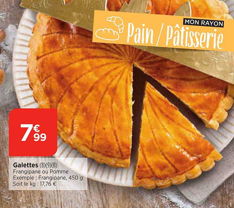 galettes frangipane ou pomme