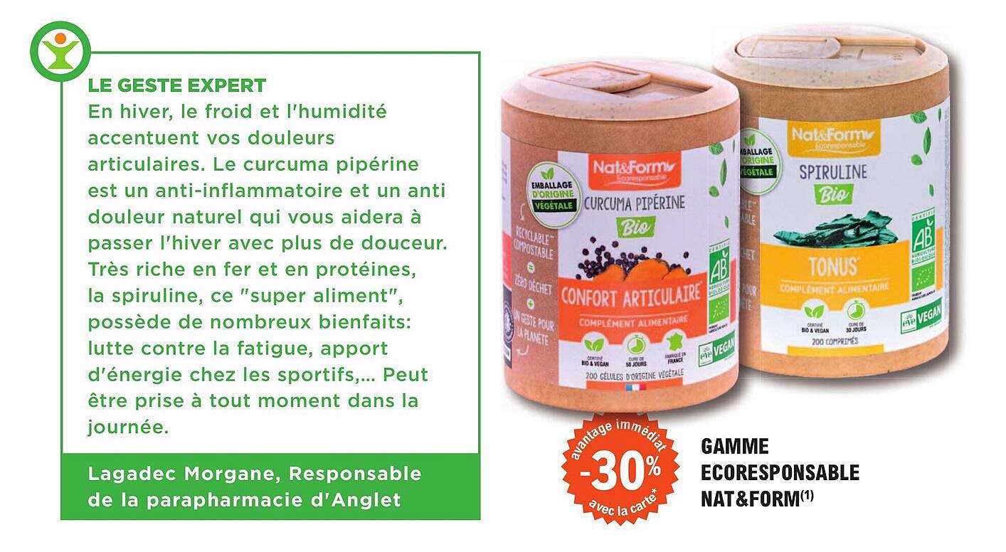 gamme écoresponsable nat & form