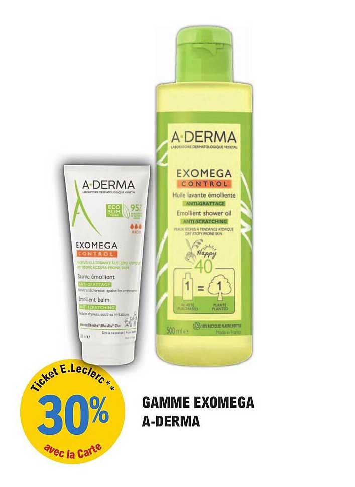 gamme exomega a-derma