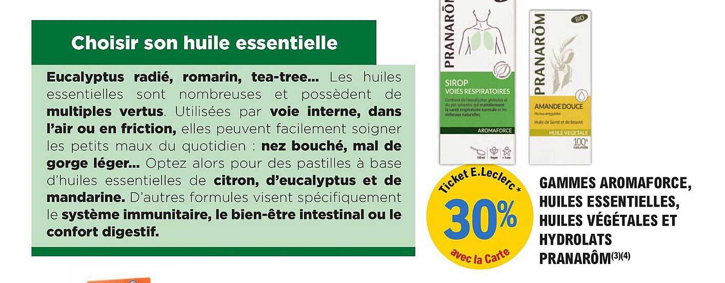 gammes aromaforce, huiles essentielles, huiles végétales et hydrolats pranarôm