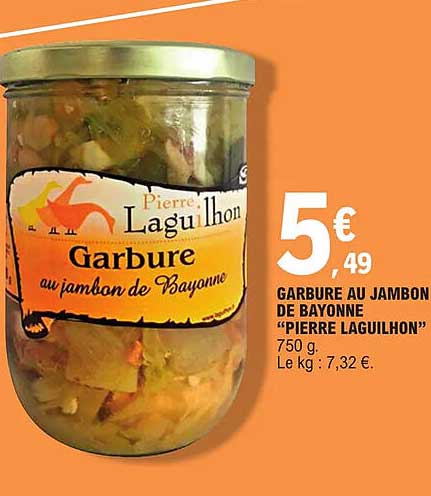 garbure au jambon de bayonne "pierre laguilhon"