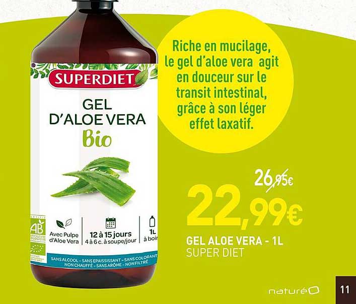 gel aloe vera super diet - 1 l