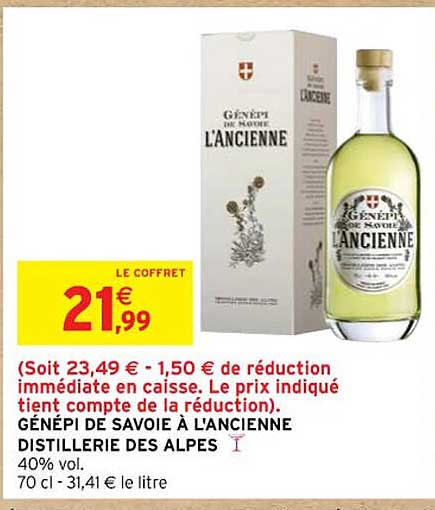 génépi de savoie à l'ancienne distillerie des alpes