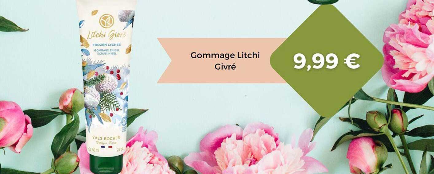 gommage litchi givré