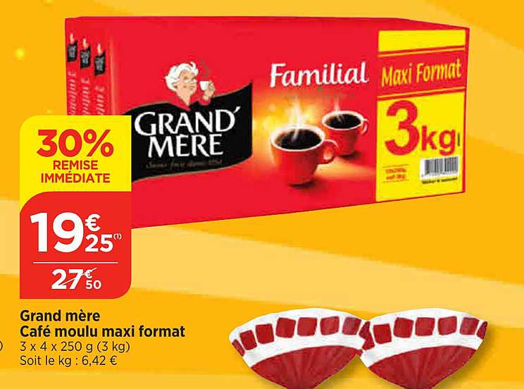 grand mère café moulu maxi format