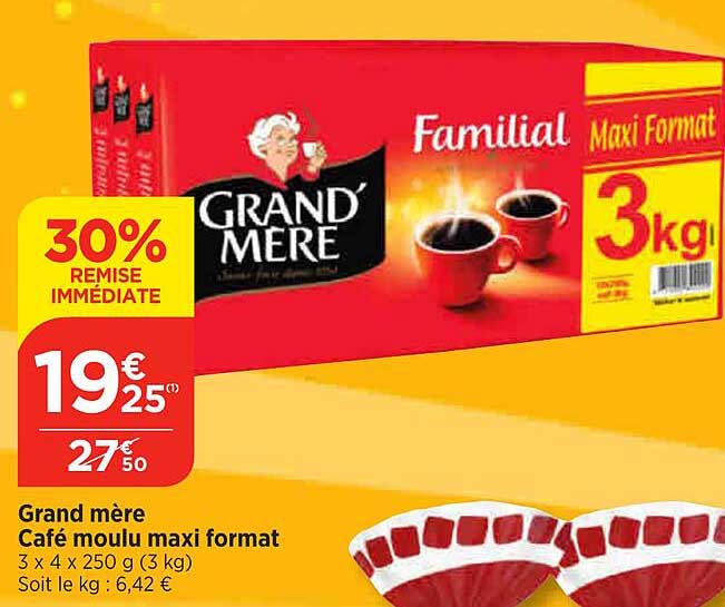 grand mère café moulu maxi format