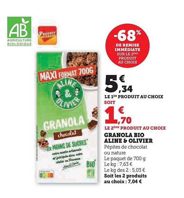 Granola Bio Aline & Olivier