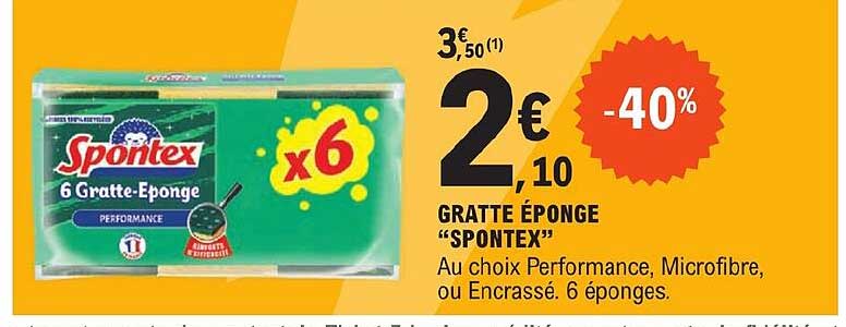gratte éponge "spontex"