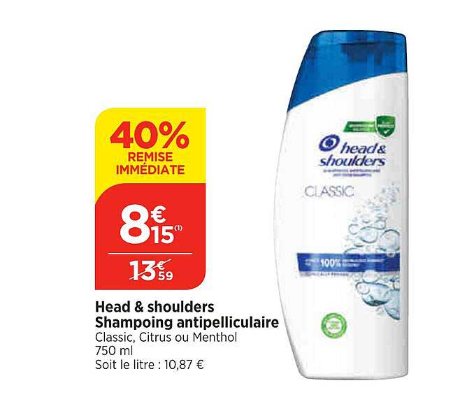 Head & Shoulders Shampoing Antipelliculaire
