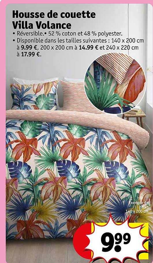 housse de couette villa volance