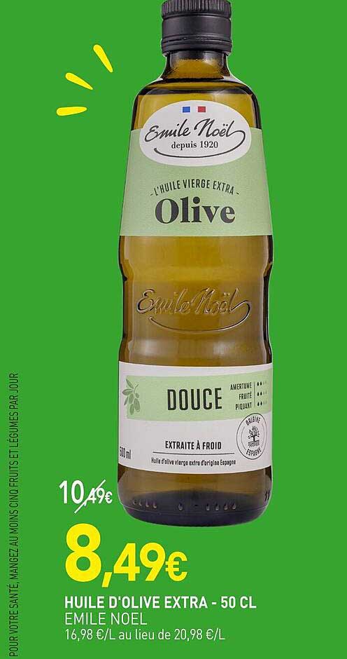 huile d'olive extra - émile noël - 50 cl