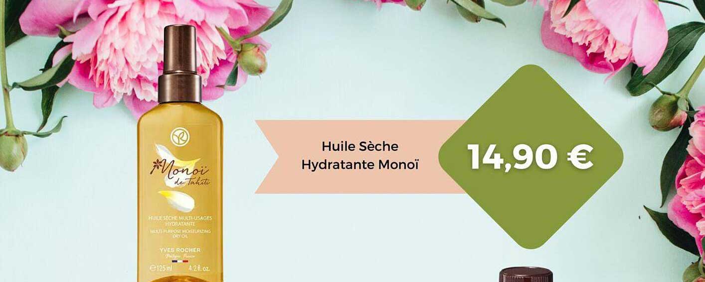 huile sèche hydratante monoï yves rocher