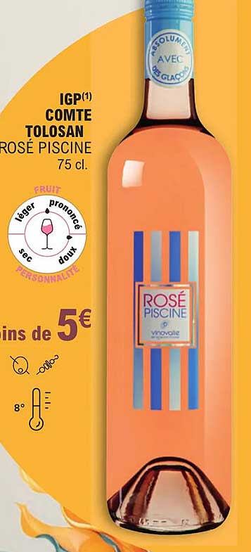 igp comte tolosan rosé piscine