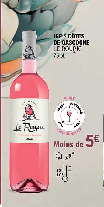 igp côtes de gascogne le roupic