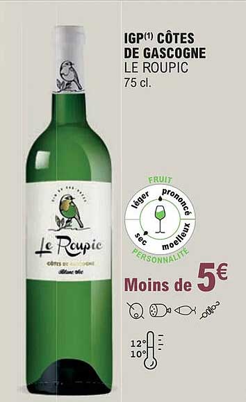 igp côtes de gascogne le roupic