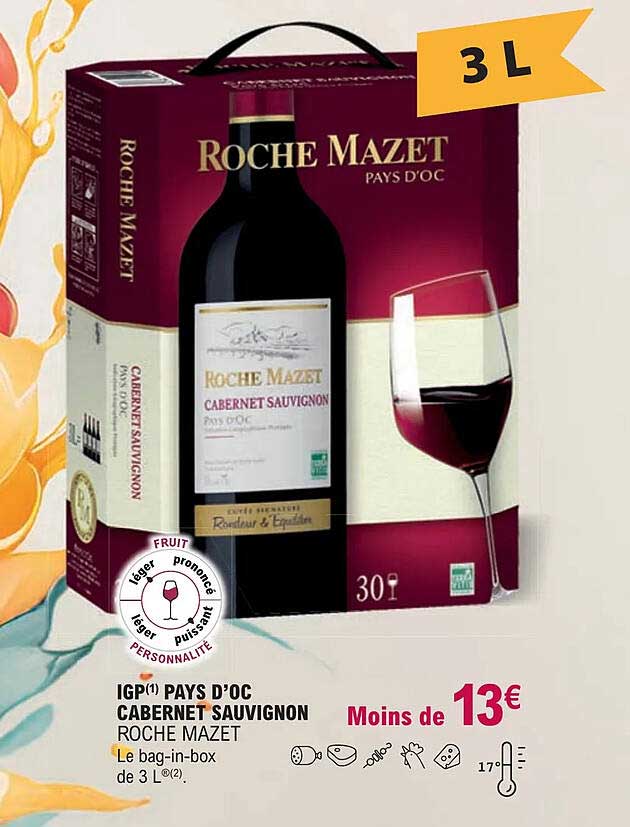 igp pays d'oc cabernet sauvignon roche mazet