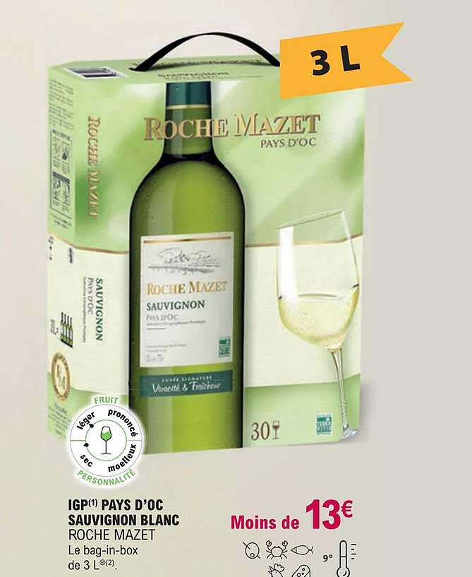 igp pays d'oc sauvignon blanc roche mazet