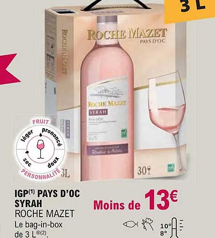 igp pays d'oc syrah roche mazet