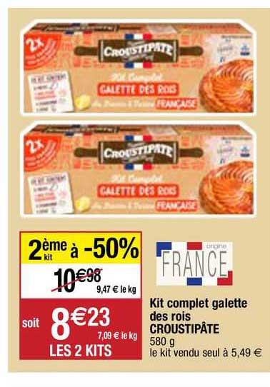 kit complet galette des rois croustipâte