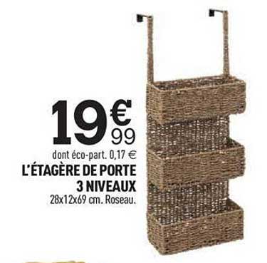 l'étagère de porte 3 niveaux