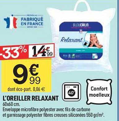 l'oreiller relaxant bleucalin