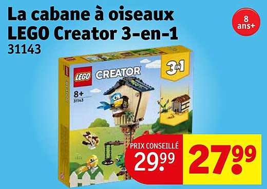 la cabane à oiseaux lego creator 3-en-1 31143