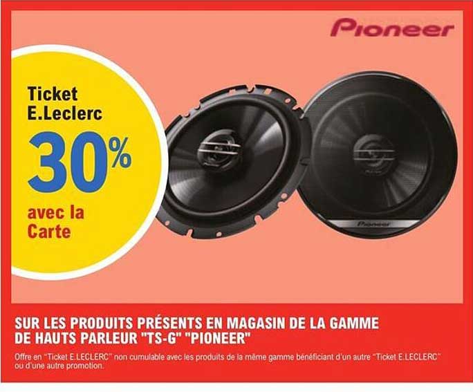 la gamme de hauts parleur "ts-g" "pioneer"