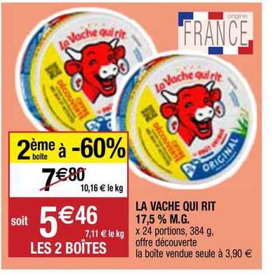 la vache qui rit 17,5% m.g.