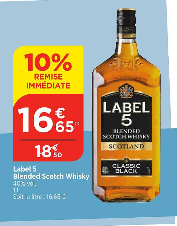 Label 5 Blended Scotch Whisky