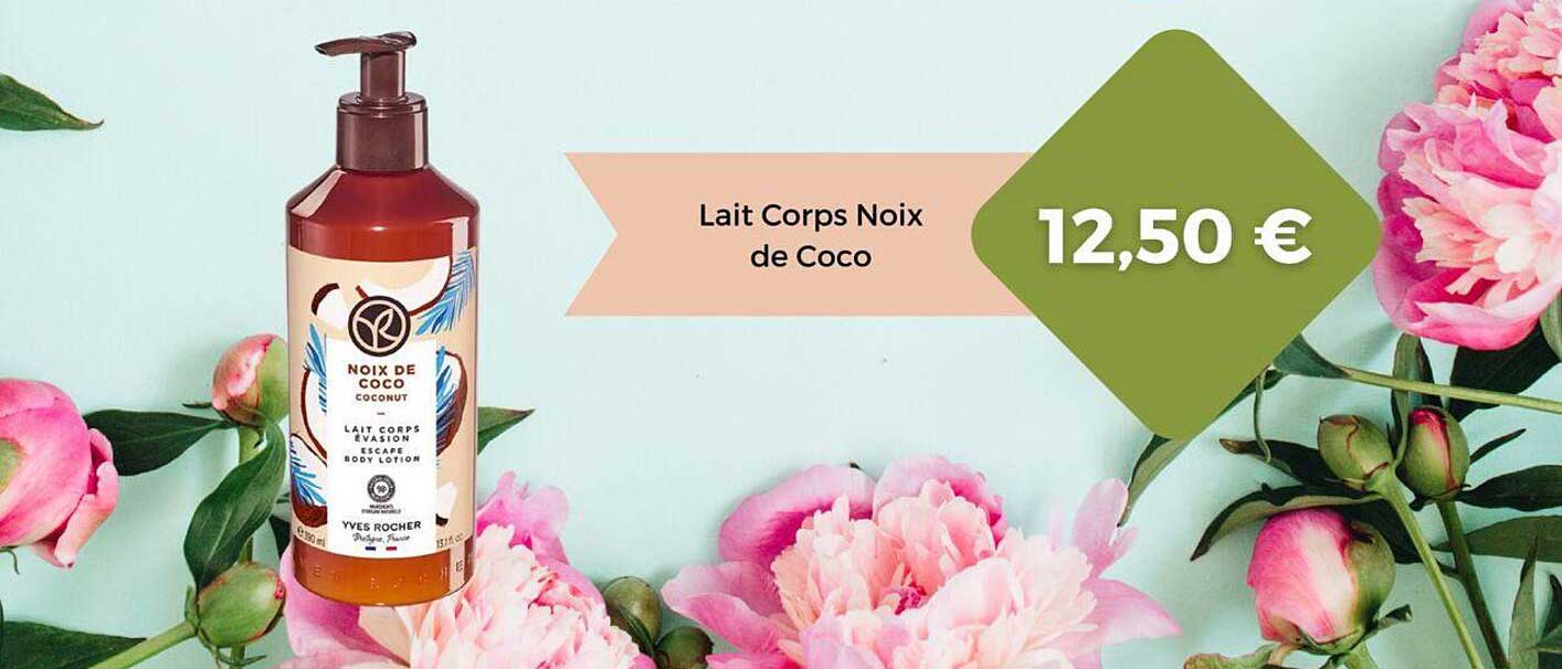 lait corps noix de coco - yves rocher