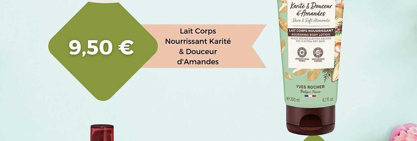 lait corps nourrissant karité & douceur d'amandes