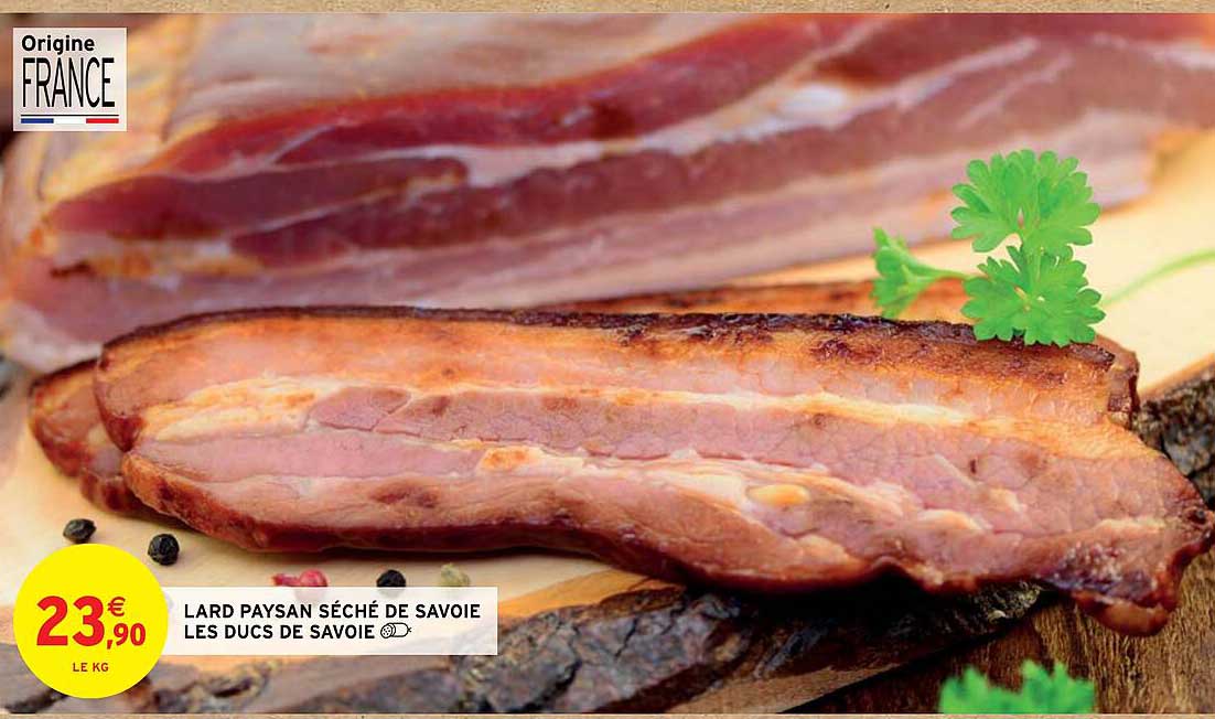 lard paysan séché de savoie les ducs de savoie