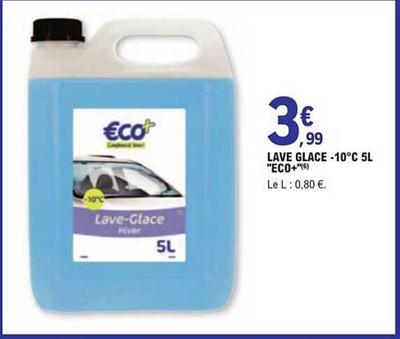 lave glace -10°c 5 l "éco+"