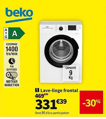 lave-linge frontal beko