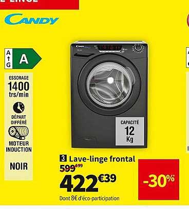 lave-linge frontal candy