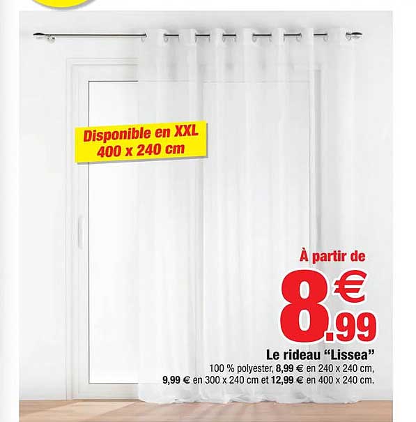 Le Rideau "lissea"