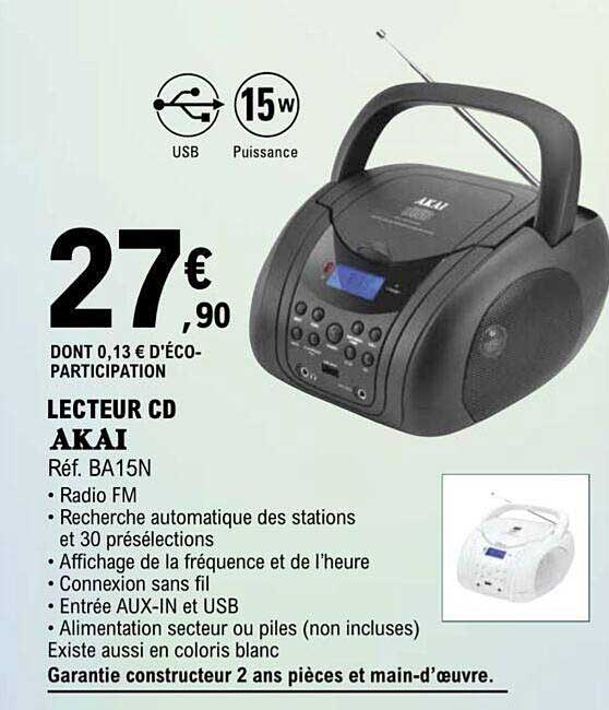 lecteur cd akai
